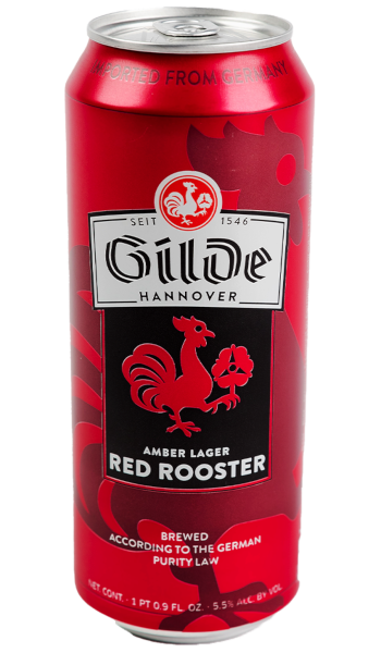 Red Rooster canned beer