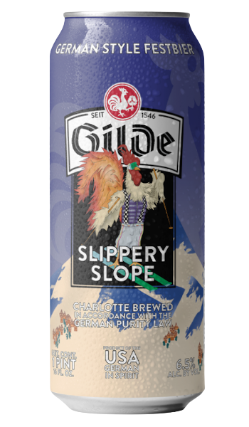 Slippery Slope canned beer